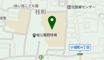 八尾市立桂中学校の地図画像