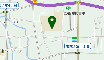 八尾市立龍華中学校の地図画像