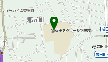 私立香里ヌヴェール学院中学校の地図画像