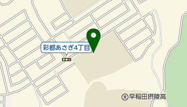 茨木市立彩都西中学校の地図画像