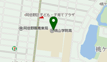 私立桃山学院中学校の地図画像