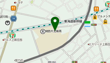 私立関西大学北陽中学校の地図画像