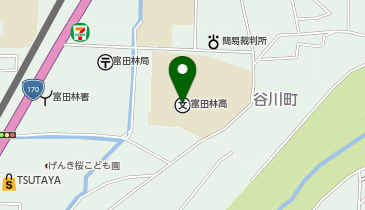 大阪府立富田林中学校の地図画像