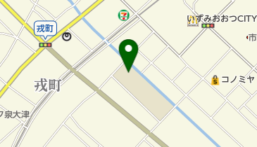 泉大津市立旭小学校の地図画像