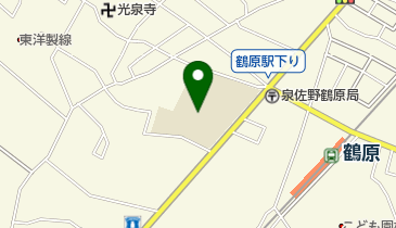 泉佐野市立北中小学校の地図画像