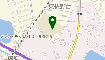 泉佐野市立佐野台小学校の地図画像