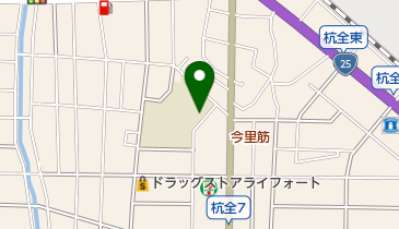 大阪市立育和小学校の地図画像