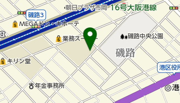 大阪市立磯路小学校の地図画像