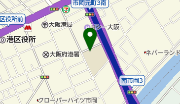 大阪市立市岡小学校の地図画像