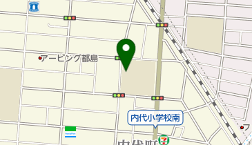 大阪市立内代小学校の地図画像