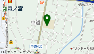 大阪市立北中道小学校の地図画像