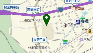 大阪市立桜宮小学校の地図画像