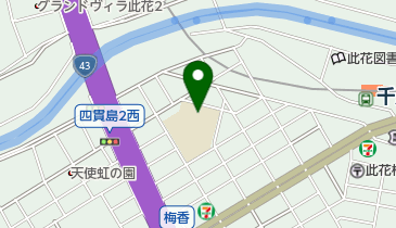 大阪市立四貫島小学校の地図画像