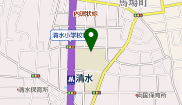 大阪市立清水小学校の地図画像