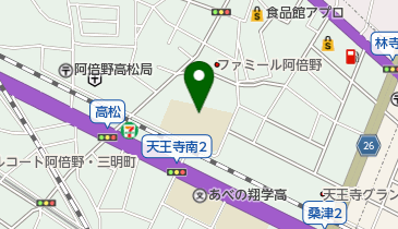 大阪市立高松小学校の地図画像