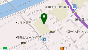 大阪市立佃西小学校の地図画像
