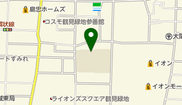 大阪市立鶴見小学校の地図画像