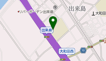 大阪市立出来島小学校の地図画像