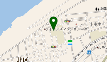 大阪市立中津小学校の地図画像