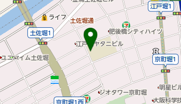 大阪市立西船場小学校の地図画像