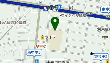 大阪市立東中本小学校の地図画像