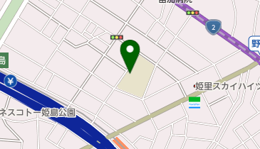 大阪市立姫里小学校の地図画像