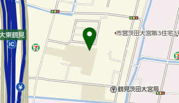 大阪市立茨田東小学校の地図画像