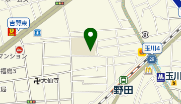 大阪市立吉野小学校の地図画像