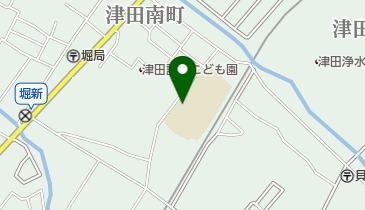 貝塚市立津田小学校の地図画像