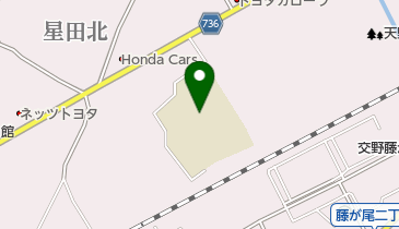 交野市立藤が尾小学校の地図画像