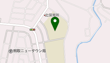 熊取町立北小学校の地図画像