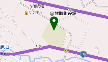 熊取町立中央小学校の地図画像