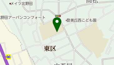堺市立登美丘西小学校の地図画像
