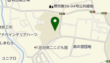 堺市立八田荘西小学校の地図画像