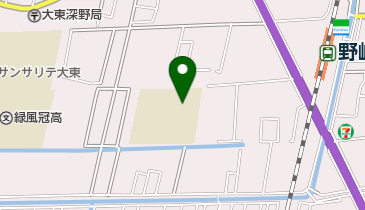 大東市立深野小学校の地図画像