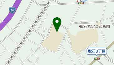 高石市立取石小学校の地図画像