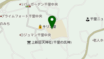 豊中市立新田小学校の地図画像