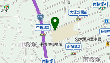 豊中市立南桜塚小学校の地図画像