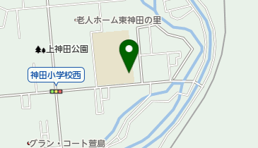 寝屋川市立神田小学校の地図画像
