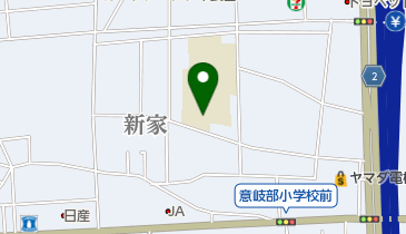 東大阪市立意岐部小学校の地図画像