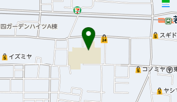 東大阪市立玉美小学校の地図画像