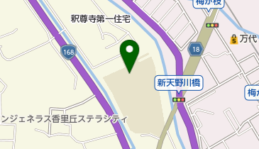 枚方市立川越小学校の地図画像