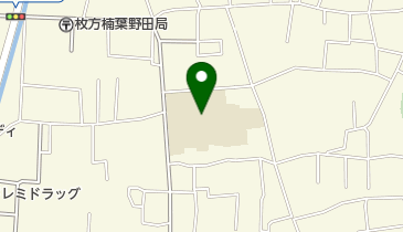 枚方市立樟葉小学校の地図画像