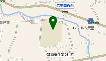 箕面市立豊川北小学校の地図画像