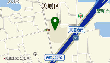 堺市立美原北小学校の地図画像