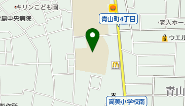 八尾市立高美小学校の地図画像