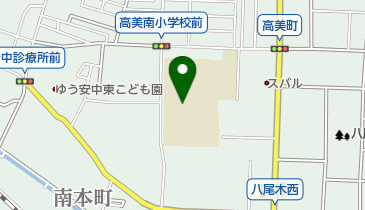 八尾市立高美南小学校の地図画像