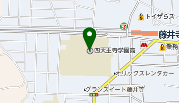 私立四天王寺小学校の地図画像