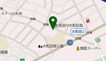 大阪市立大和田幼稚園の地図画像