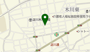 木川幼稚園の地図画像